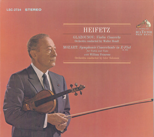 Heifetz - Glazunov Violin Concerto LP