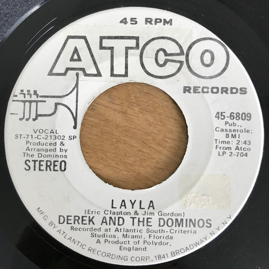 Derek And The Dominos – Layla (Unofficial Release) 7"