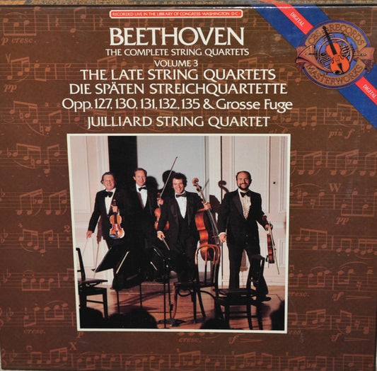 Beethoven / Juilliard String Quartet – The Complete String Quartets Volume 3, The Late String Quartets (4 LP)