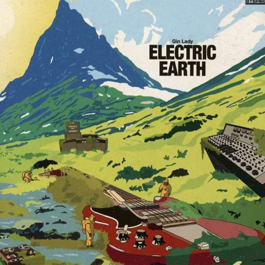 Gin Lady – Electric Earth (Green with Yellow Splatter) LP