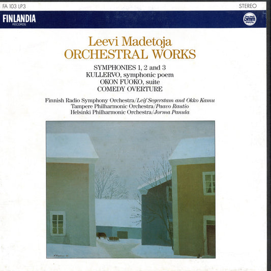Leevi Madetoja - Orchestral Works (3 LP)