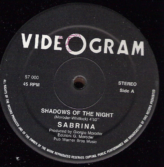 Sabrina – Shadows Of The Night 12"