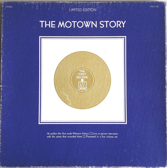 Various ‎– The Motown Story 5LP Box Set