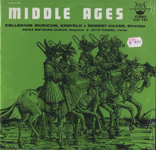 Collegium Musicum, Krefeld, Robert Haass, Erika Metzger-Ulrich. Otto Pingel – Music Of The Middle Ages LP
