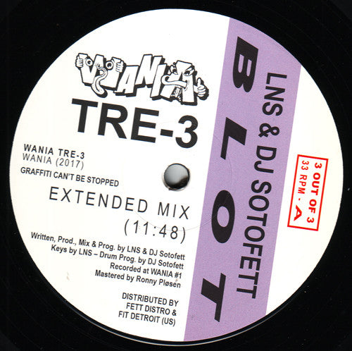 LNS & DJ Sotofett - Blot 12"