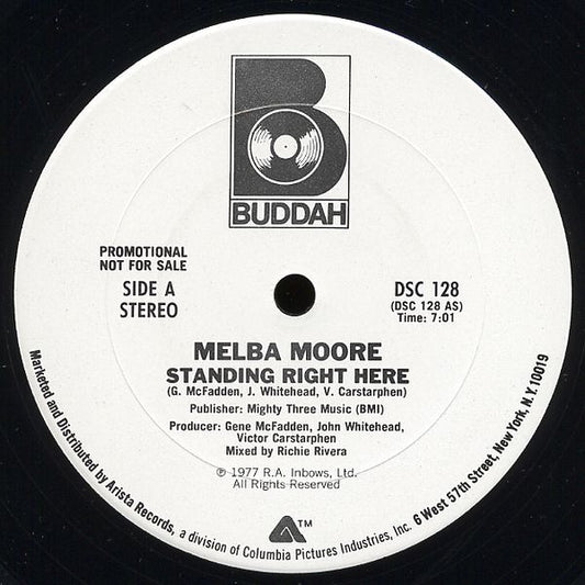 Melba Moore – Standing Right Here (Promo) 12"