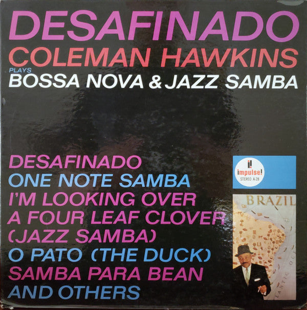 Coleman Hawkins - Desafinado (1963 stereo pressing) LP