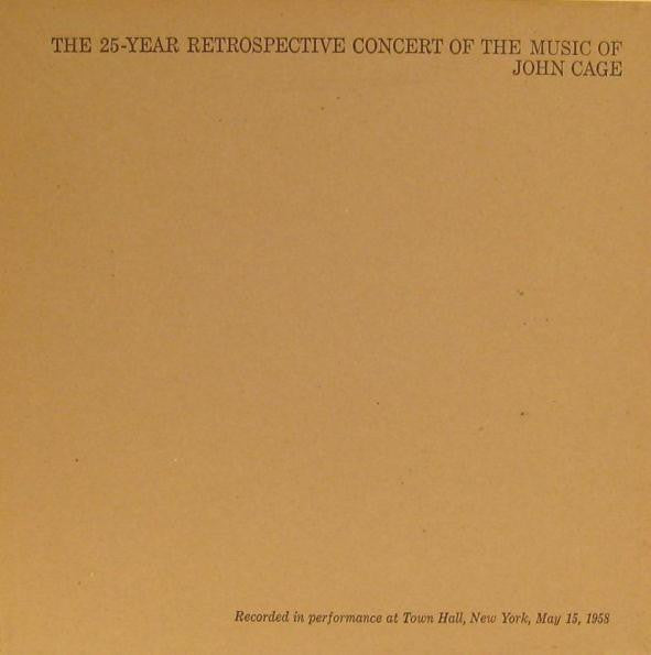 John Cage - The 25-Year Retrospective Concert Of The Music Of John Cage (Box set)