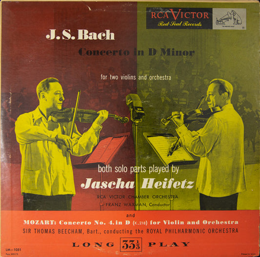 J.S. Bach – Concerto In D Minor For Two Violins And Orchestra / Concerto No. 4 In D (K.218) For Violin And Orchestra