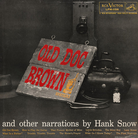 Hank Snow – Old Doc Brown And Other Narrations LP