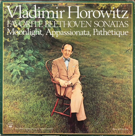 Beethoven / Vladimir Horowitz - Favorite Beethoven Sonatas LP