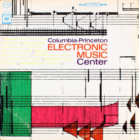Various – Columbia-Princeton Electronic Music Center LP