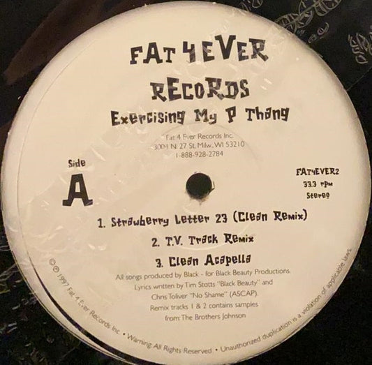 Fat 4 Ever – Excercising My P Thang 12"