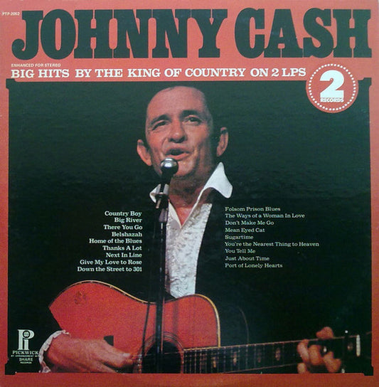 Johnny Cash – Big Hits By The King Of Country LP