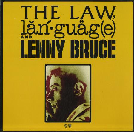 Lenny Bruce - The Law, Language, and Lenny Bruce LP