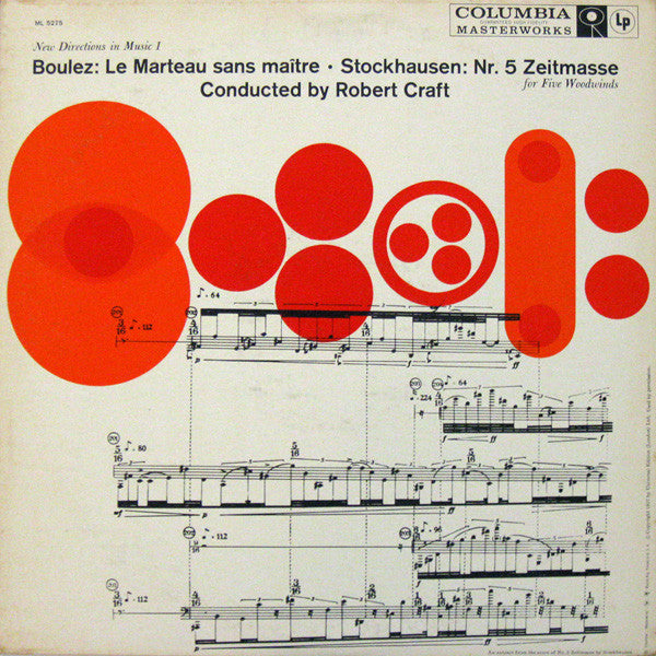 Boulez / Stockhausen / Craft - La Marteau Sans Maitre LP