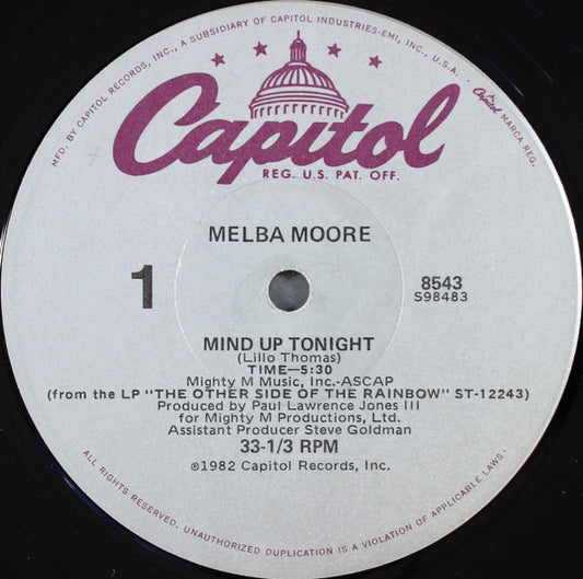 Melba Moore - Mind Up Tonight 12"