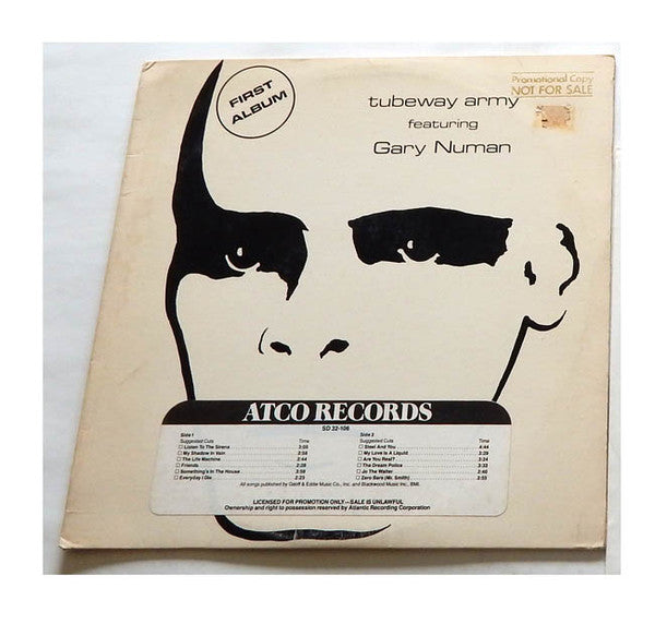 Tubeway Army Featuring Gary Numan – First Album  ( Promo)
