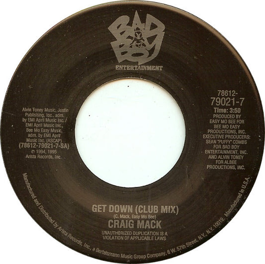 Craig Mack – Get Down 7"