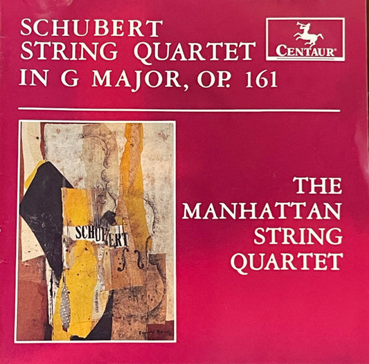 The Manhattan String Quartet - Schubert String Quartet In G Major, OP. 161