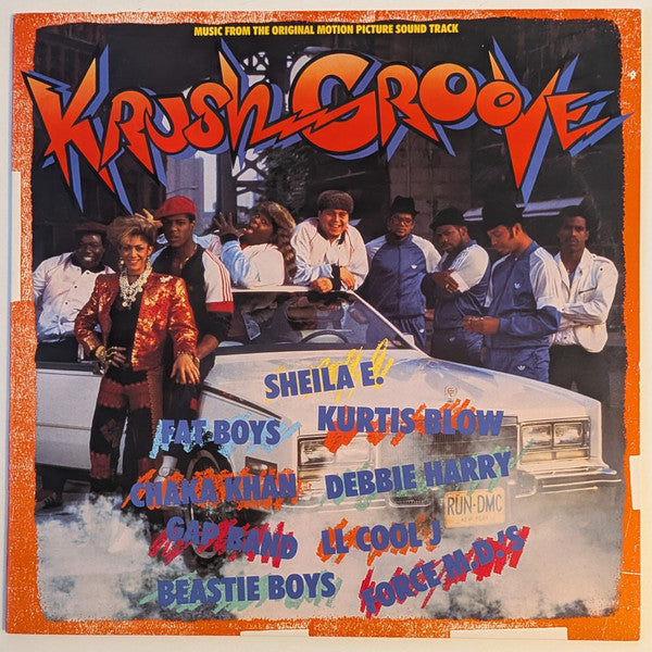 Various – Krush Groove (Music From The Motion Picture Sound Track) (Blue & Orange) LP