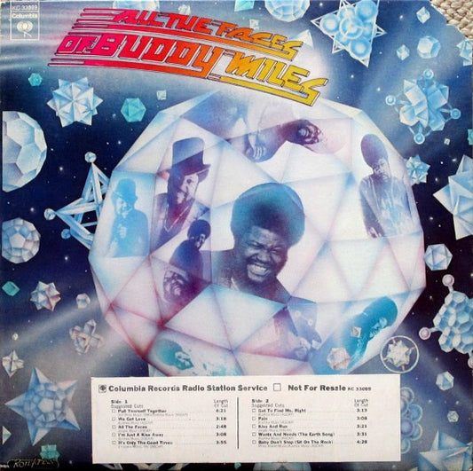 Buddy Miles – All The Faces Of Buddy Miles (Promo) LP