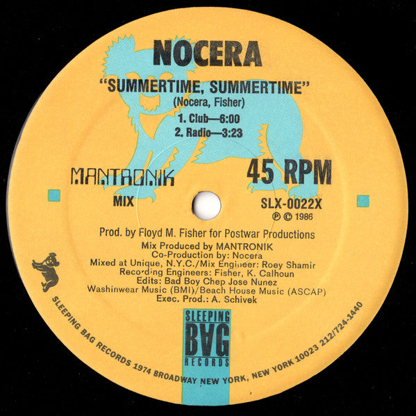 Nocera – Summertime, Summertime 12"