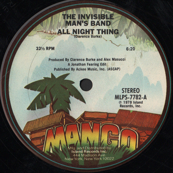 The Invisible Man's Band – All Night Thing 12"