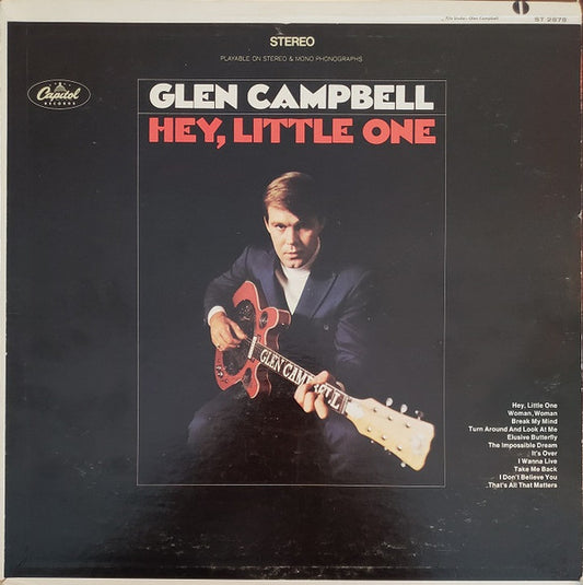 Glenn Campbell - Hey, Little One LP