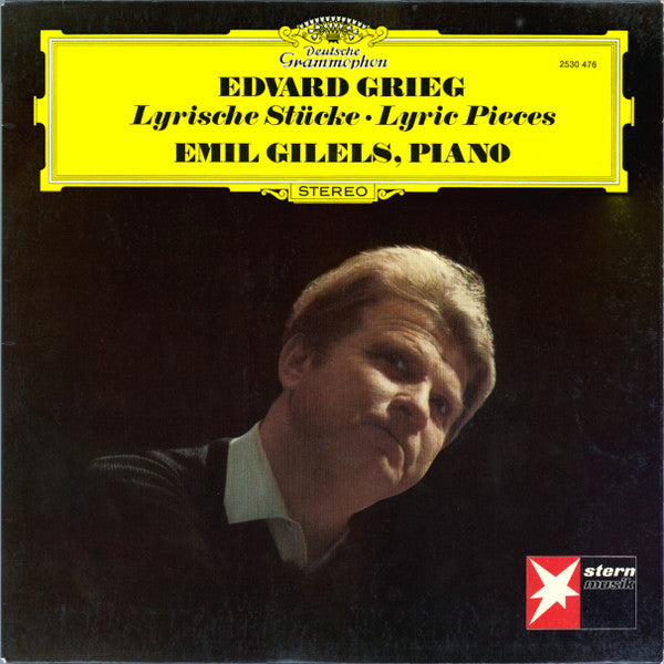 Edvard Grieg / Emil Gilels – Lyrische Stücke (Lyric Pieces) LP