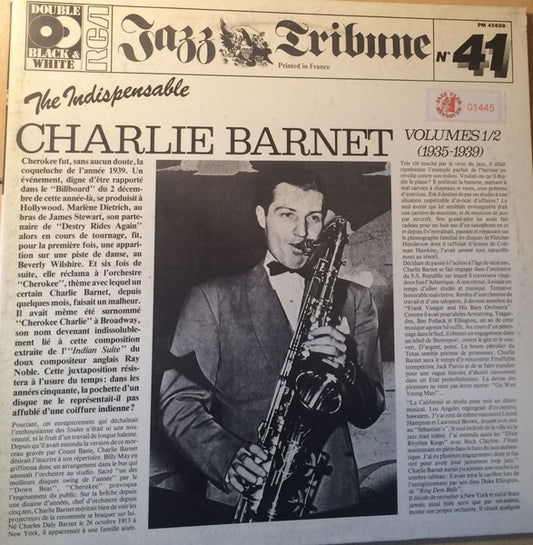 Charlie Barnet – The Indispensable Charlie Barnet Volumes 1/2 (1935-1939) 2LP