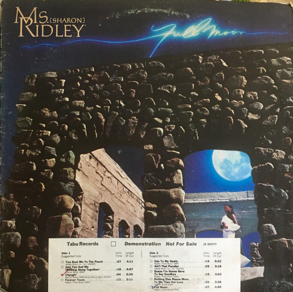 Ms. (Sharon) Ridley – Full Moon (Promo) LP