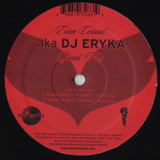 DJ Eryka – Break Free 12"