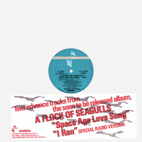 A Flock Of Seagulls – Space Age Love Song / I Ran 12"