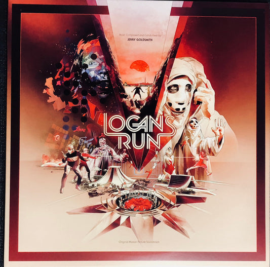 Soundtrack - Jerry Goldsmith ‎– Logan's Run (Blue and yellow vinyl) 2LP