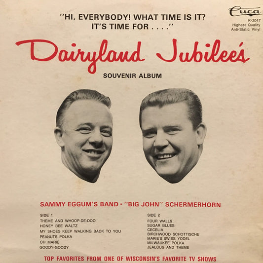 Sammy Eggum's Band – Dairyland Jubilee Souvenir Album LP