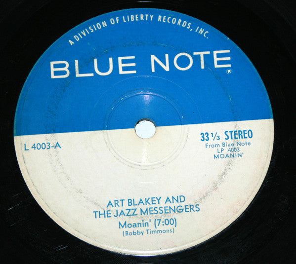 Art Blakey & The Jazz Messengers - Moanin' / Blues March 7" (Jukebox)
