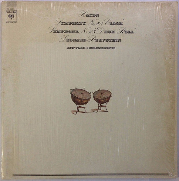 Haydn / Leonard Bernstein, New York Philharmonic – Symphony No. 101 "Clock" / Symphony No. 103 "Drum Roll" LP