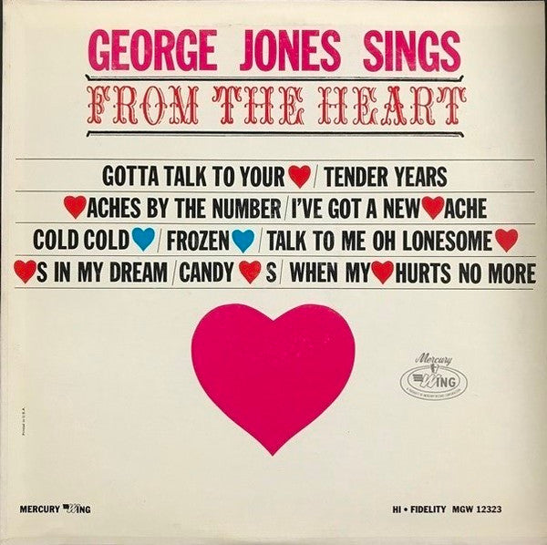 George Jones – Sings From The Heart LP