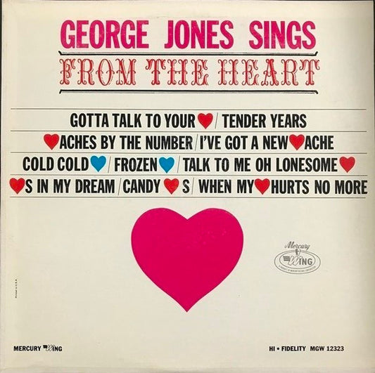 George Jones – Sings From The Heart LP