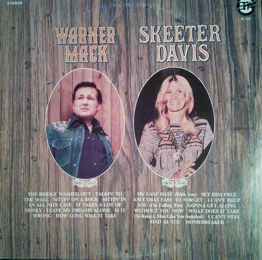 Warner Mack & Skeeter Davis – Warner Mack & Skeeter Davis LP