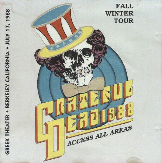 Grateful Dead - Greek Theater, Berkeley California July 17, 1988