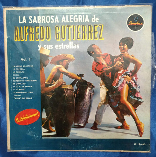 Alfredo Gutiérrez Y Sus Estrellas – La Sabrosa Alegría De Alfredo Gutierrez Y Sus Estrellas Vol. II LP