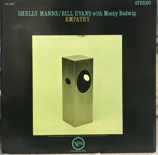 Shelly Manne / Bill Evans with Monty Budwig - Empathy LP