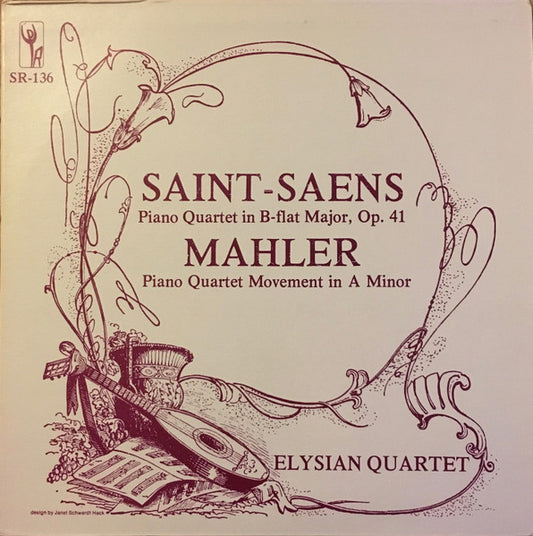 Saint-Saens / Mahler - Elysian Quartet LP