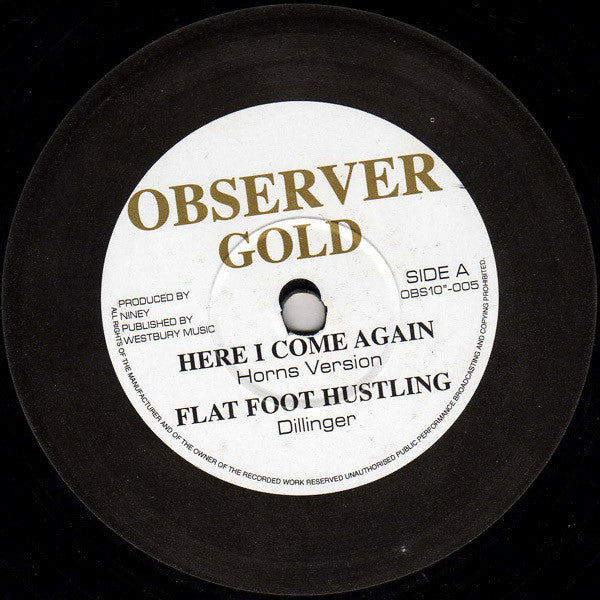Dennis Brown – Here I Come Again / Africa We Must Go 10"