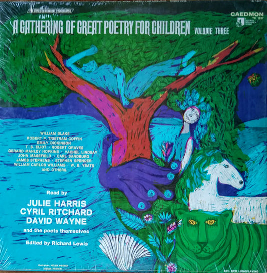 Julie Harris, Cyril Ritchard, David Wayne – A Gathering Of Great Poetry For Children Volume Three LP