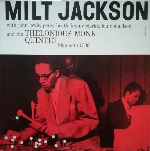 Milt Jackson With John Lewis, Percy Heath, Kenny Clarke, Lou Donaldson And The Thelonious Monk Quintet - S/T (1962 mono pressing) LP