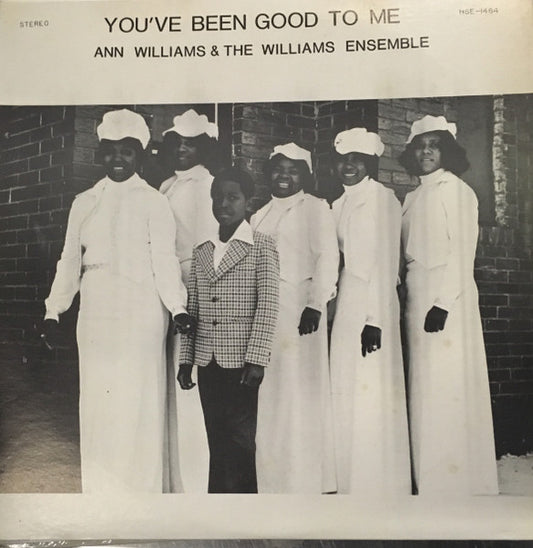 Ann Williams And The Williams Ensemble – You've Been Good To Me LP