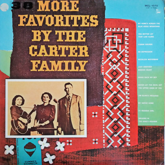The Carter Family - More Favorites By The Carter Family (Japan pressing) LP